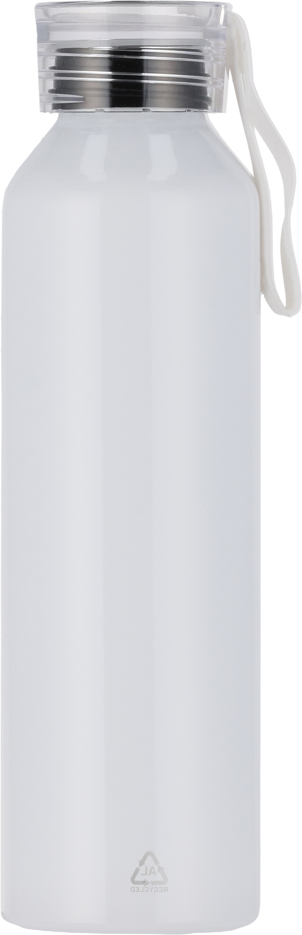 Butelka z aluminium z recyklingu CORK 600 ml Biały 424706 (2)