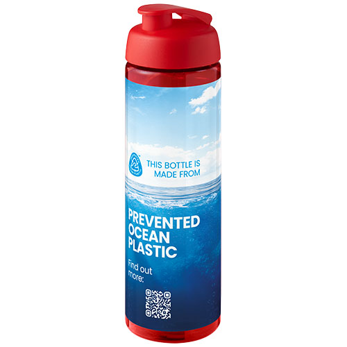 H2O Active® Eco Vibe 850 ml, bidon sportowy z odchylaną pokrywką Czerwony-Czerwony 21048310 (1)