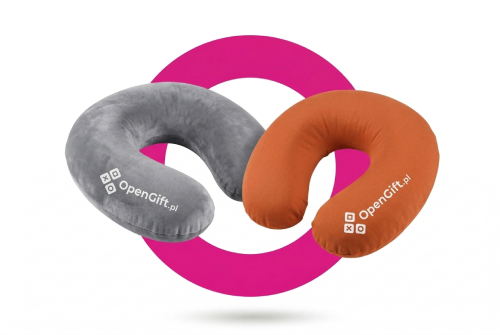 Poduszki podr&oacute;żne z logo