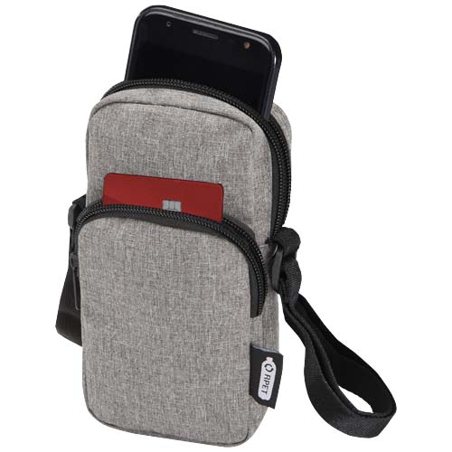 Ross etui na telefon z materiałów z recyklingu z certyfikatem GRS Melanż szary 13007880 (4)