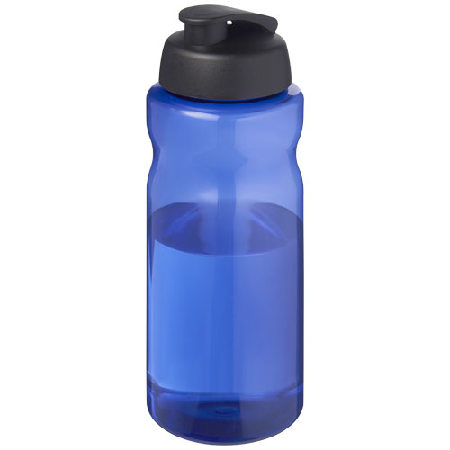 H2O Active® Eco Big Base bidon z wieczkiem zaciskowym o pojemności 1 litra Niebieski-Czarny 21017896 
