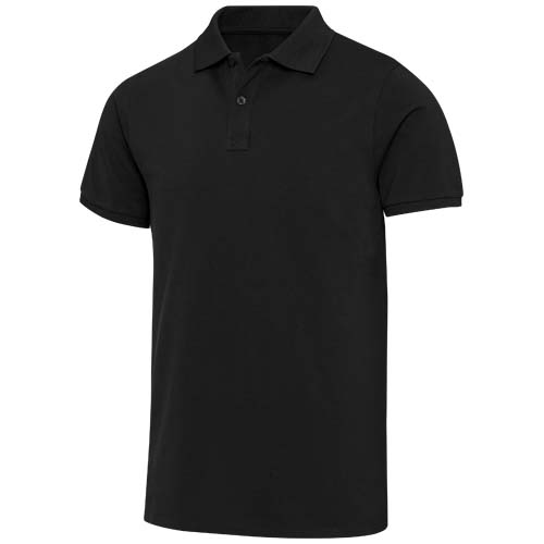Beryl naturalna koszulka polo z recyklingu z krótkim rękawem, unisex, o gramaturze 220 g/m² Czarny 3955890A 