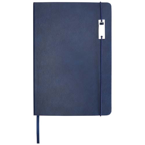 Legato Elegance zestaw notatnik A5 w twardej okładce z długopisem żelowym Oceaniczny niebieski-Biały 10625852 (3)