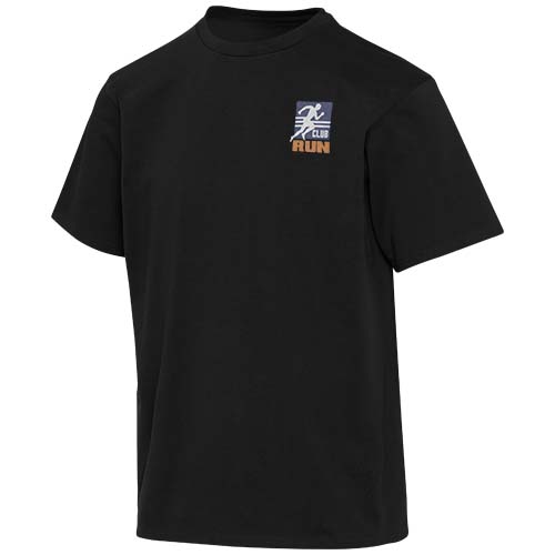 Lucas 280 g/m2 koszulka oversize unisex z bawełny organicznej z certyfikatem OCS  Czarny 3956290A (1)