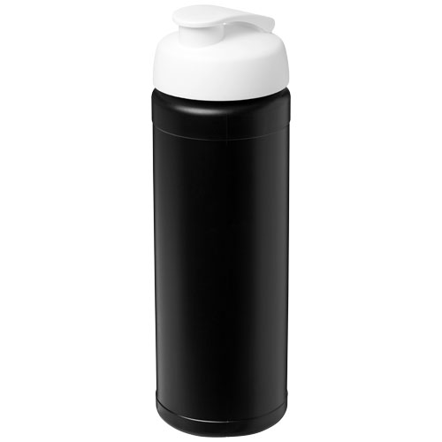 Bidon Baseline® Plus o pojemności 750 ml z wieczkiem zaciskowym Czarny-Biały 21007012 