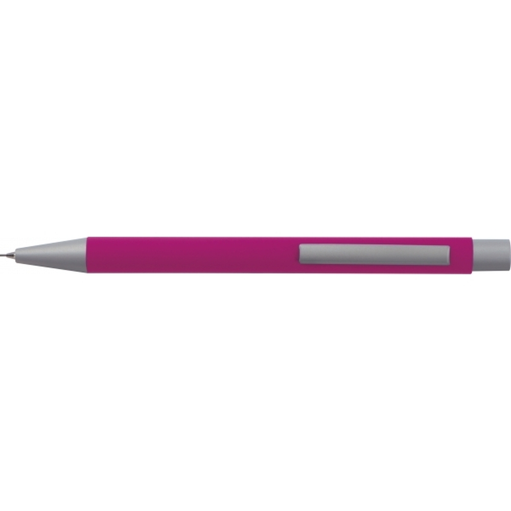 Zestaw piśmienny długopis i ołówek automatyczny soft touch UPPSALA Różowy 441011 (7)
