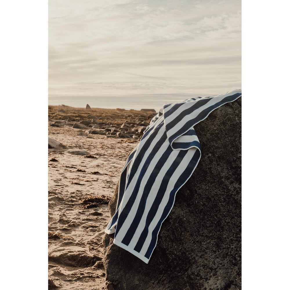 Ręcznik plażowy VINGA Lagoa Navy, white VG677-04 (2)