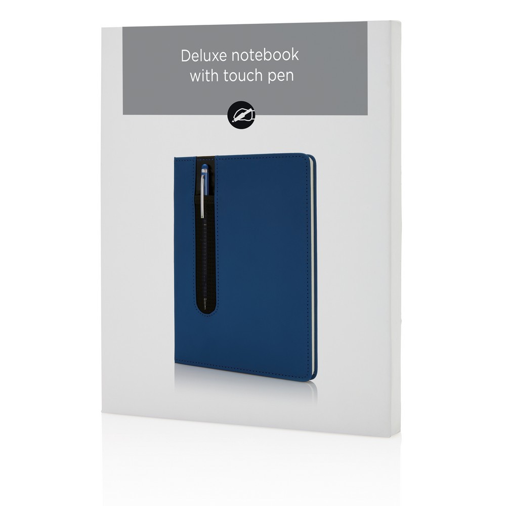 Notatnik A5 Deluxe, touch pen Niebieski P773.315 (6)