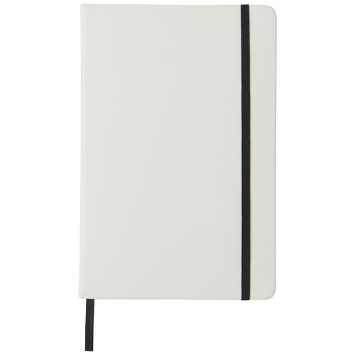 Biały notes A5 Spectrum z kolorowym paskiem Biały-Czarny 10713500 (2)