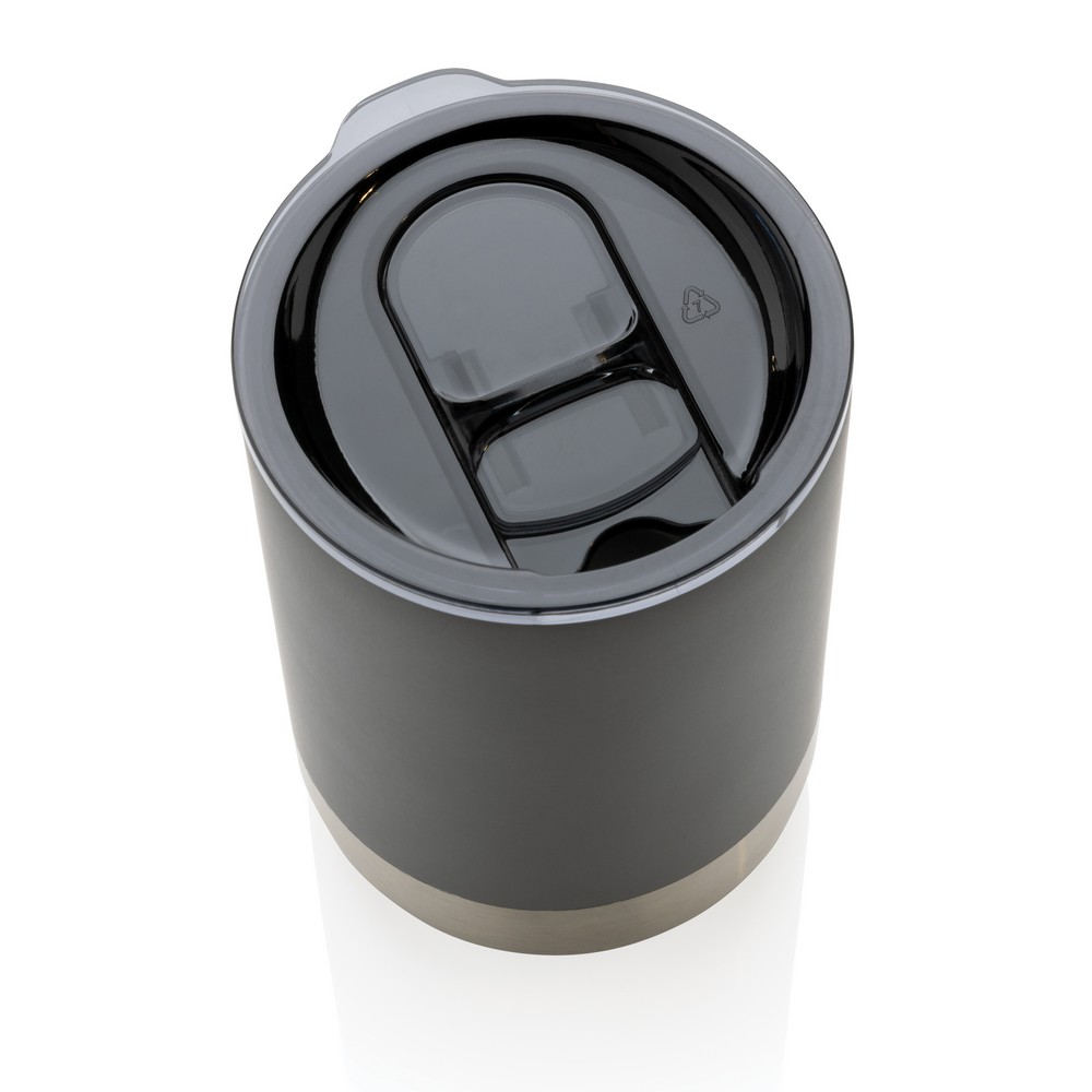 Kubek termiczny 360 ml, stal nierdzewna z recyklingu Szary P433.062 (1)