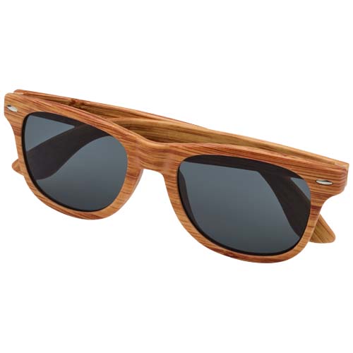 Okulary przeciwsłoneczne Mira z oprawkami z imitacji drewna Naturalny 12705106 (3)