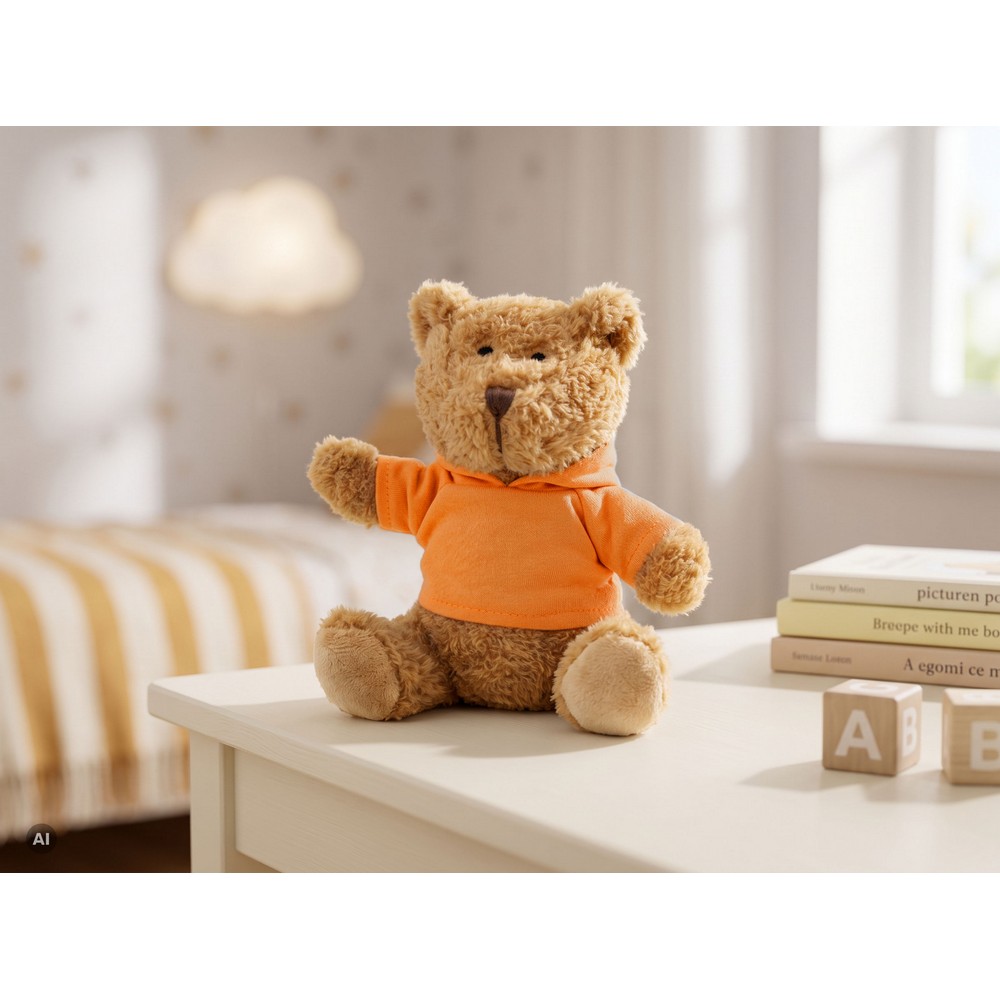 Pluszowy miś z koszulką | Camicero Pomarańczowy HE863-07 (1)
