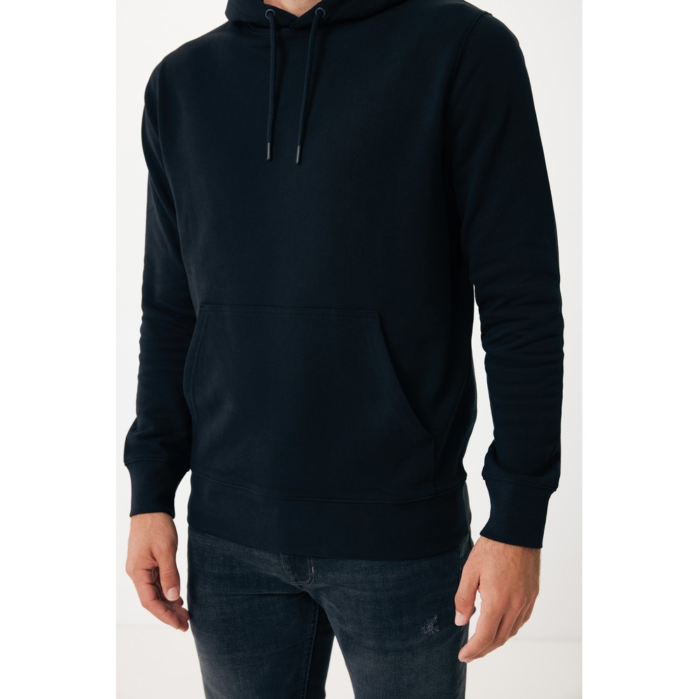 Lekka bluza z kapturem Iqoniq Rila, bawełna z recyklingu Czarny T9404.001.4XL (3)
