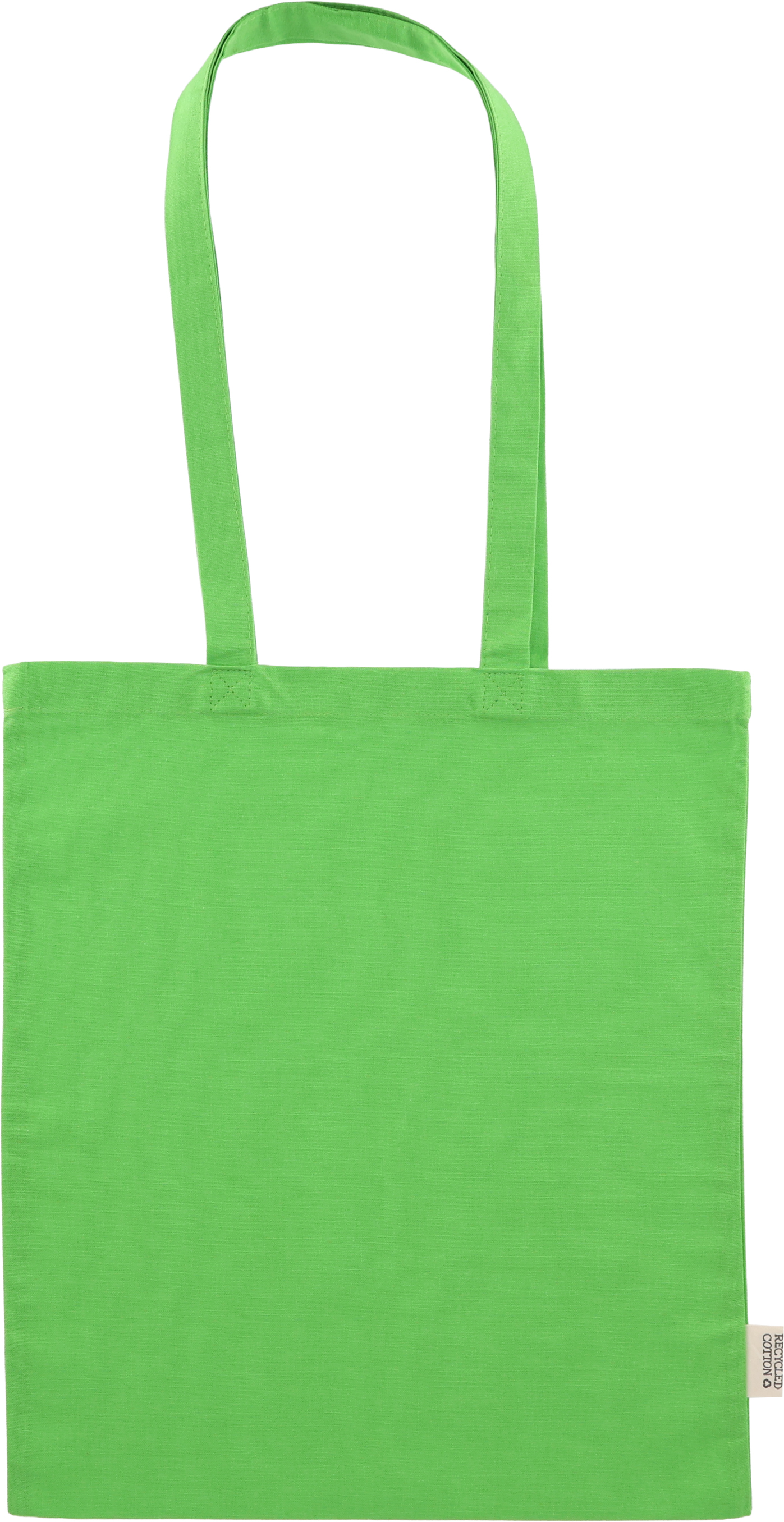 Torba bawełniana z długimi uszami 180g/m2 z materiałów z recyklingu GLEN Jasnozielony 6469829 (1)
