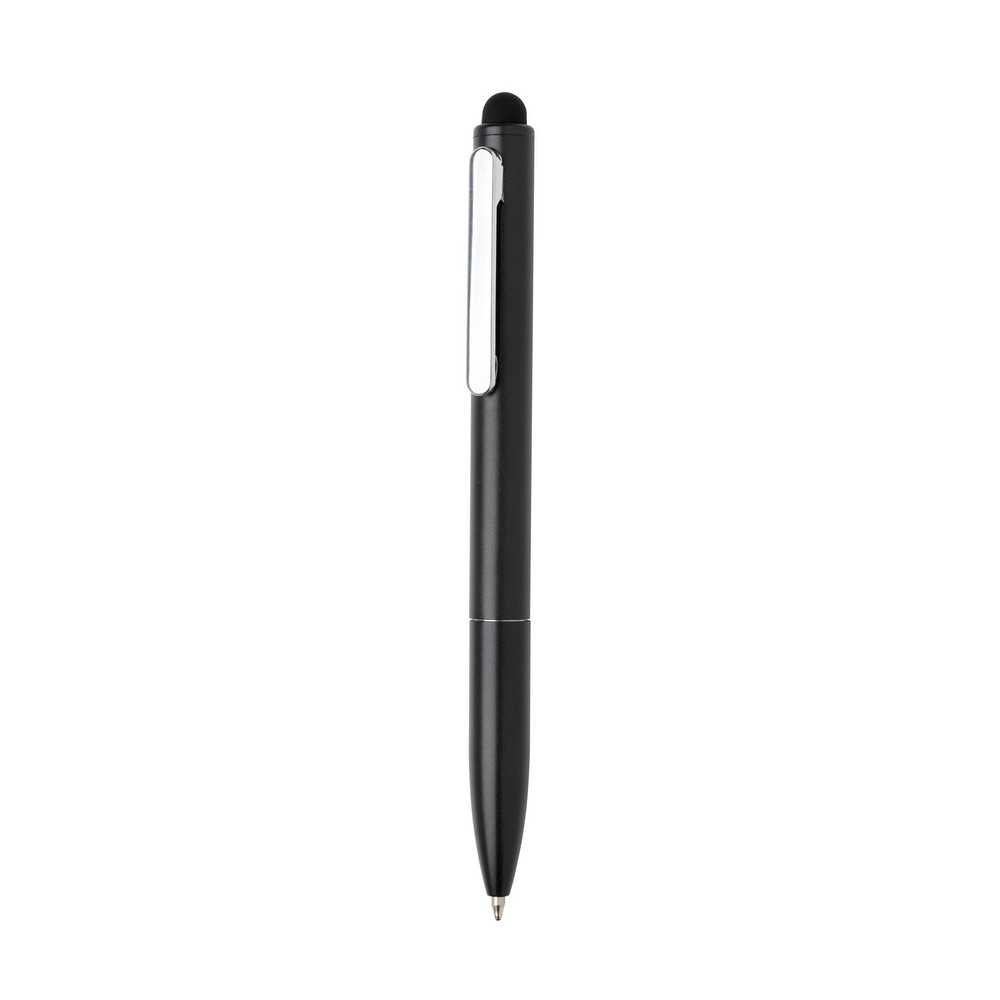 Długopis, touch pen Kymi, aluminium z recyklingu Czarny P611.231 
