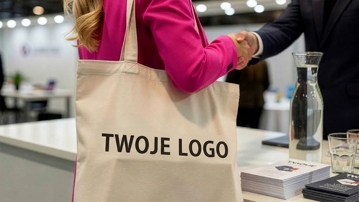 Logo, które wychodzi z targów
